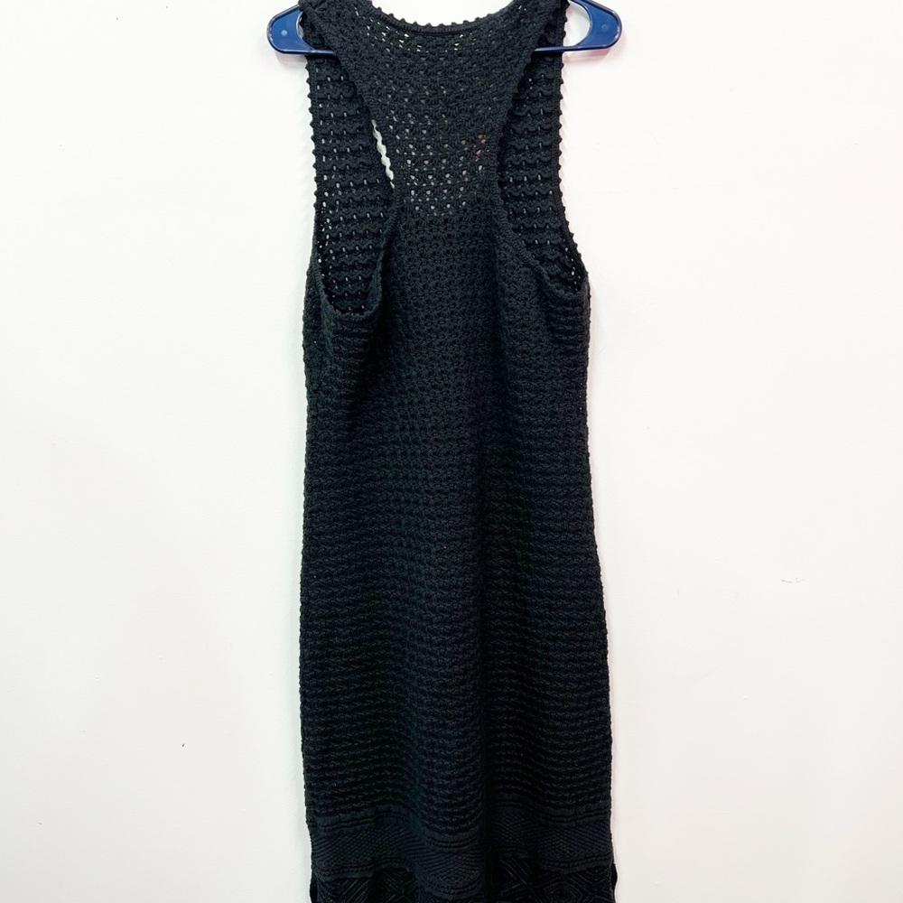 J. Crew Women’s Limited Edition Black Crochet Midi Dress XL - Picture 5 of 7
